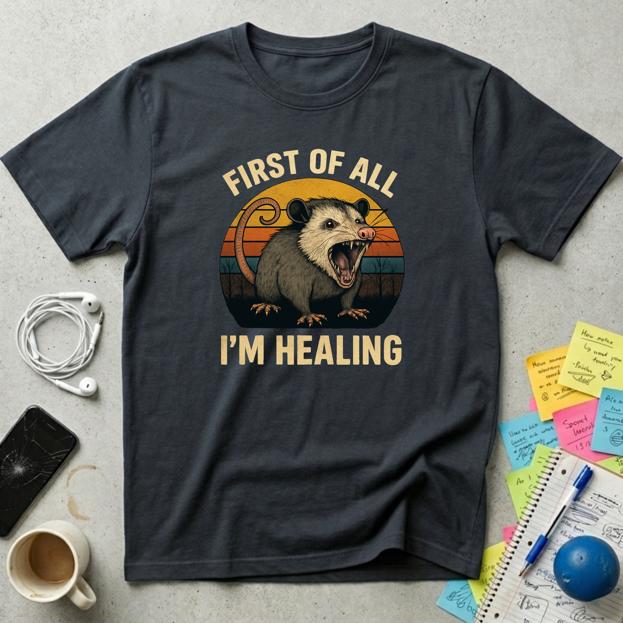 I'm Healing - Opossum T-Shirt