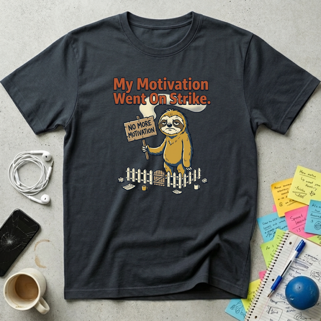 My Motivation Went On Strike T-Shirt