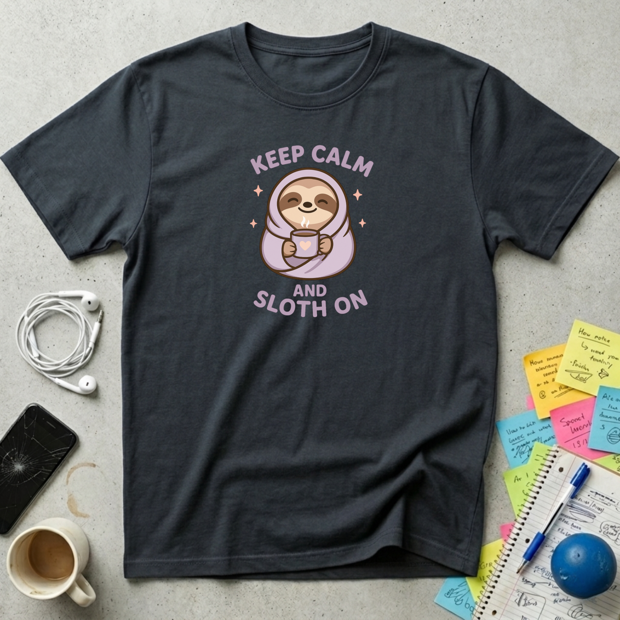 Keep Calm and Sloth On T-Shirt