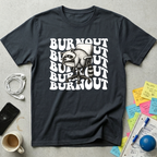 Burnout Wave Raccoon T-Shirt