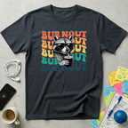 Burnout Retro Sunset - Chill Raccoon T-Shirt