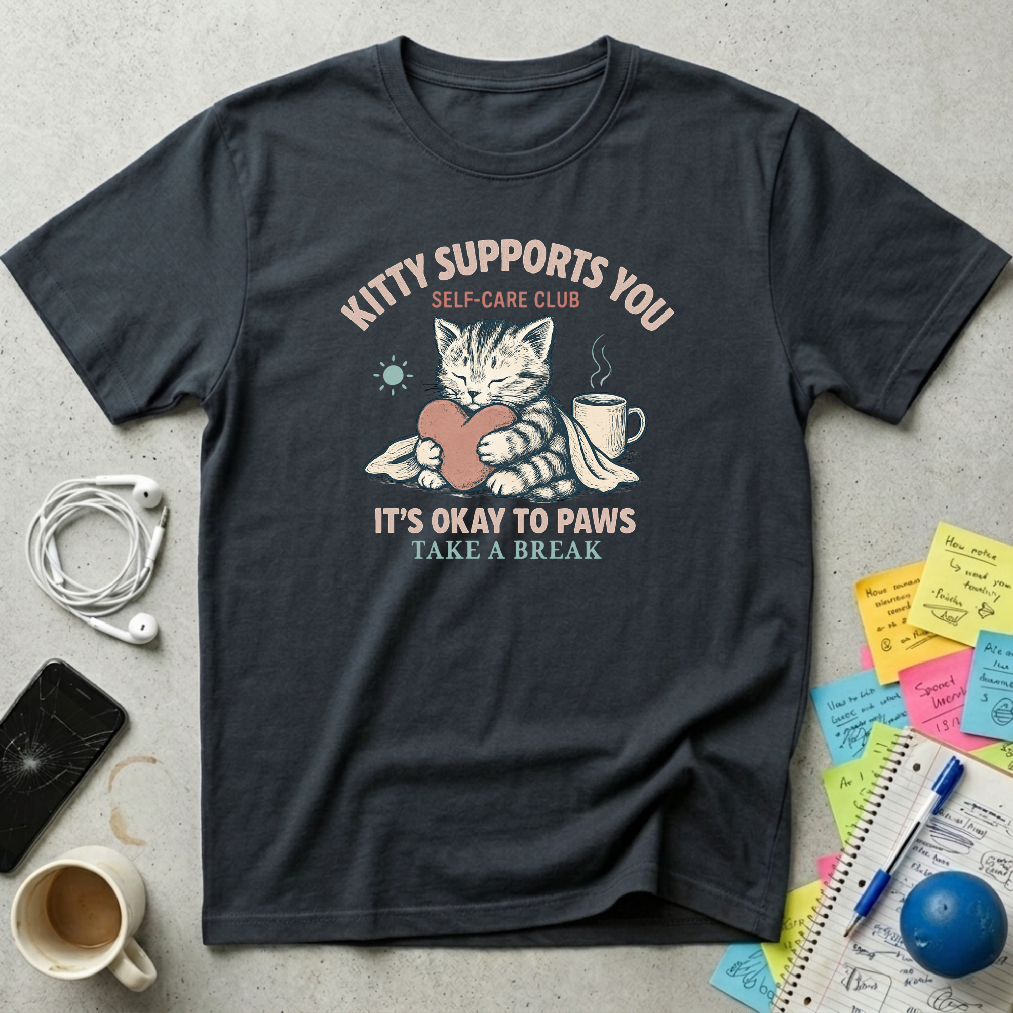 Kitty Supports You T-Shirt