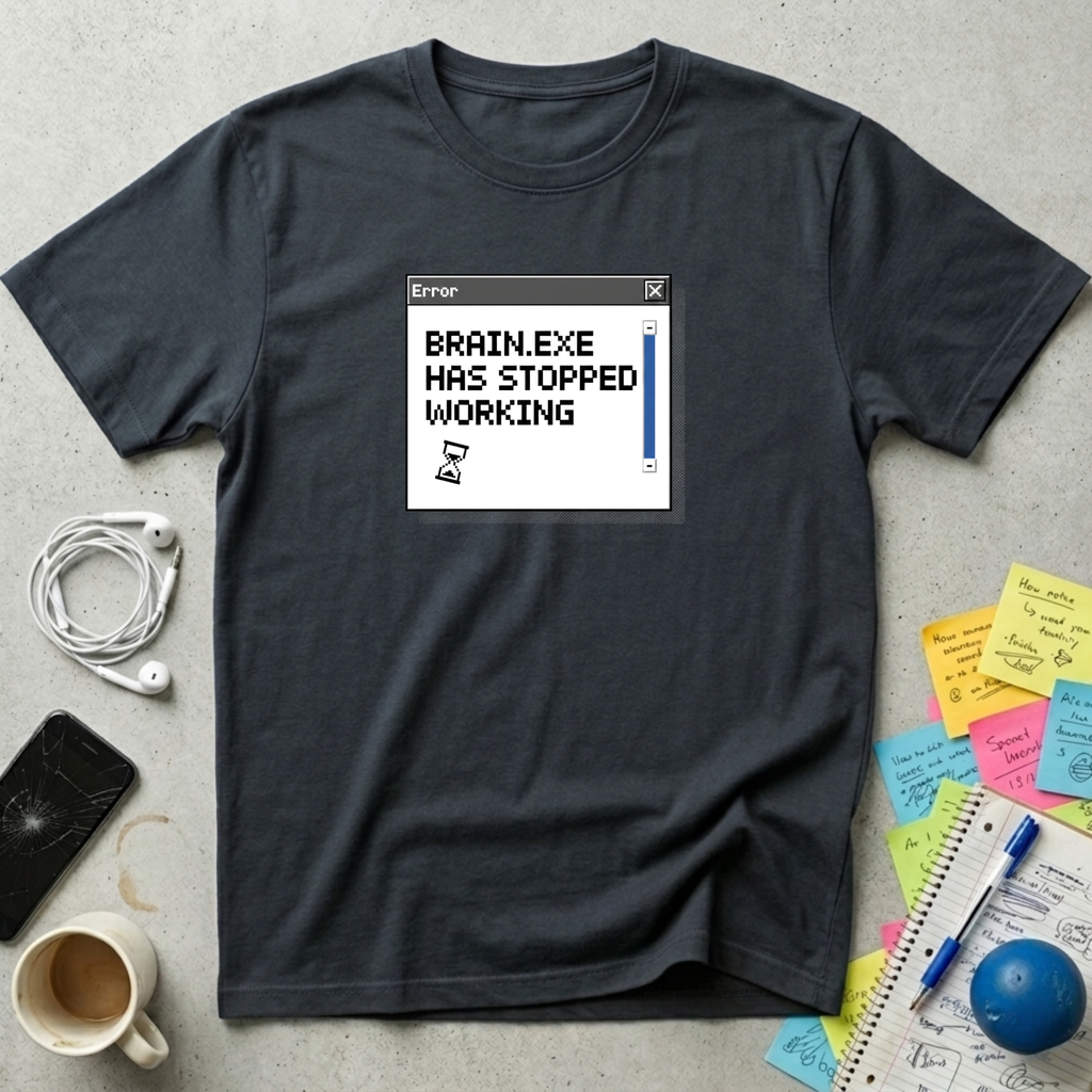 Brain.exe Stopped T-Shirt