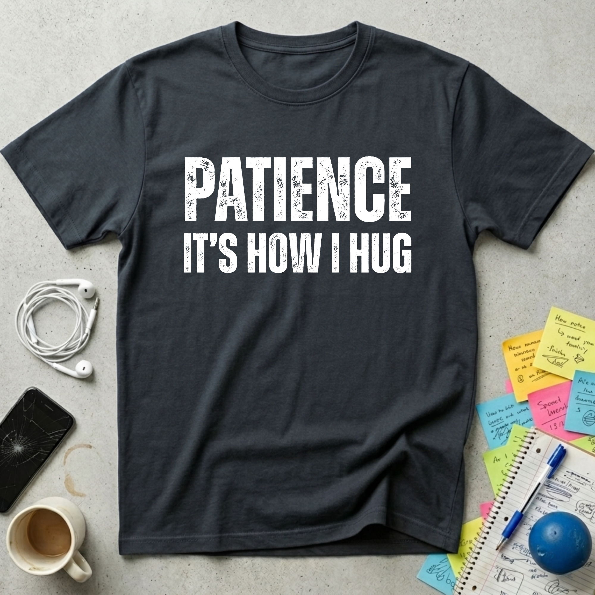 Patience It's How I Hug T-Shirt