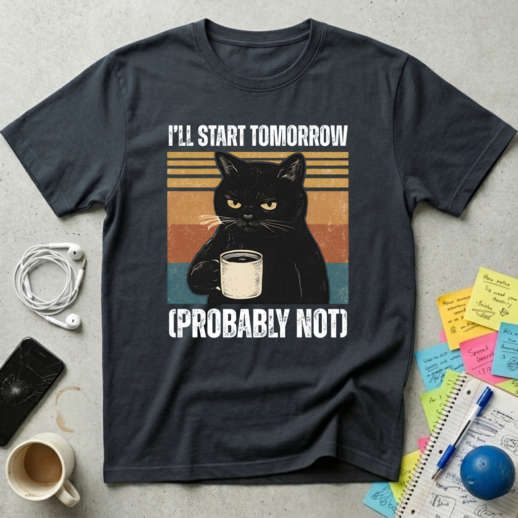 I Will Start Tomorrow T-Shirt
