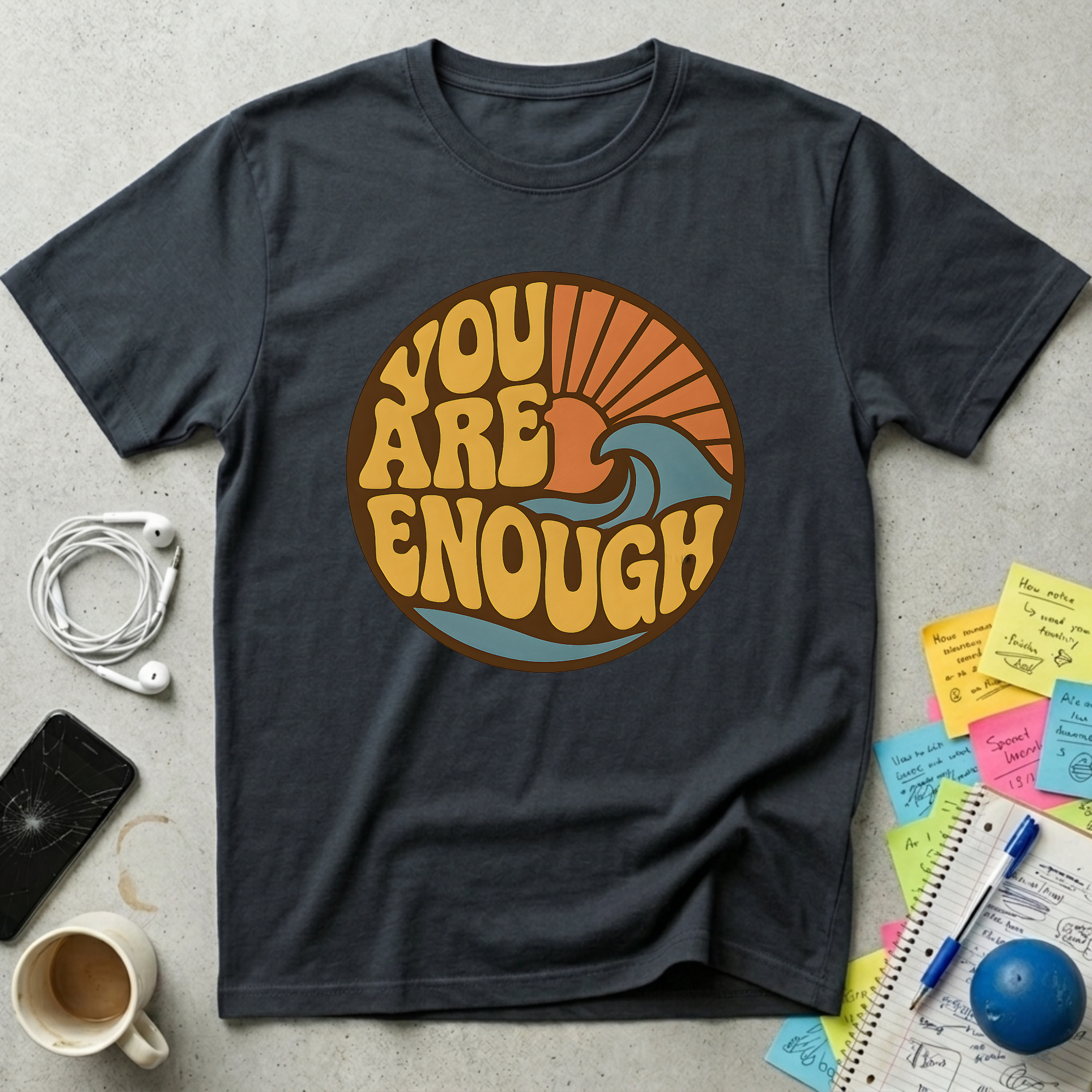 You are Enough Retro T-Shirt
