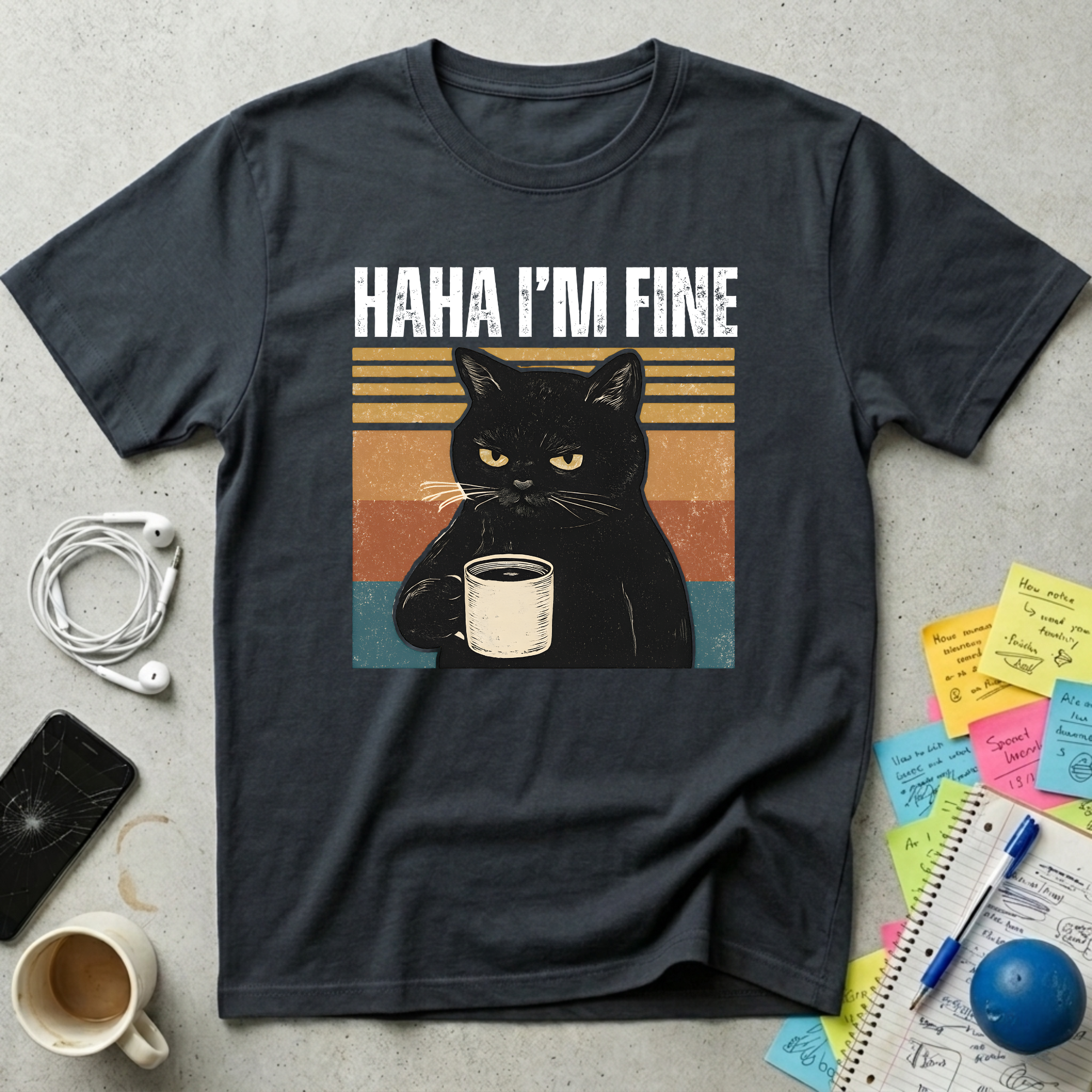 Haha I'm Fine T-Shirt