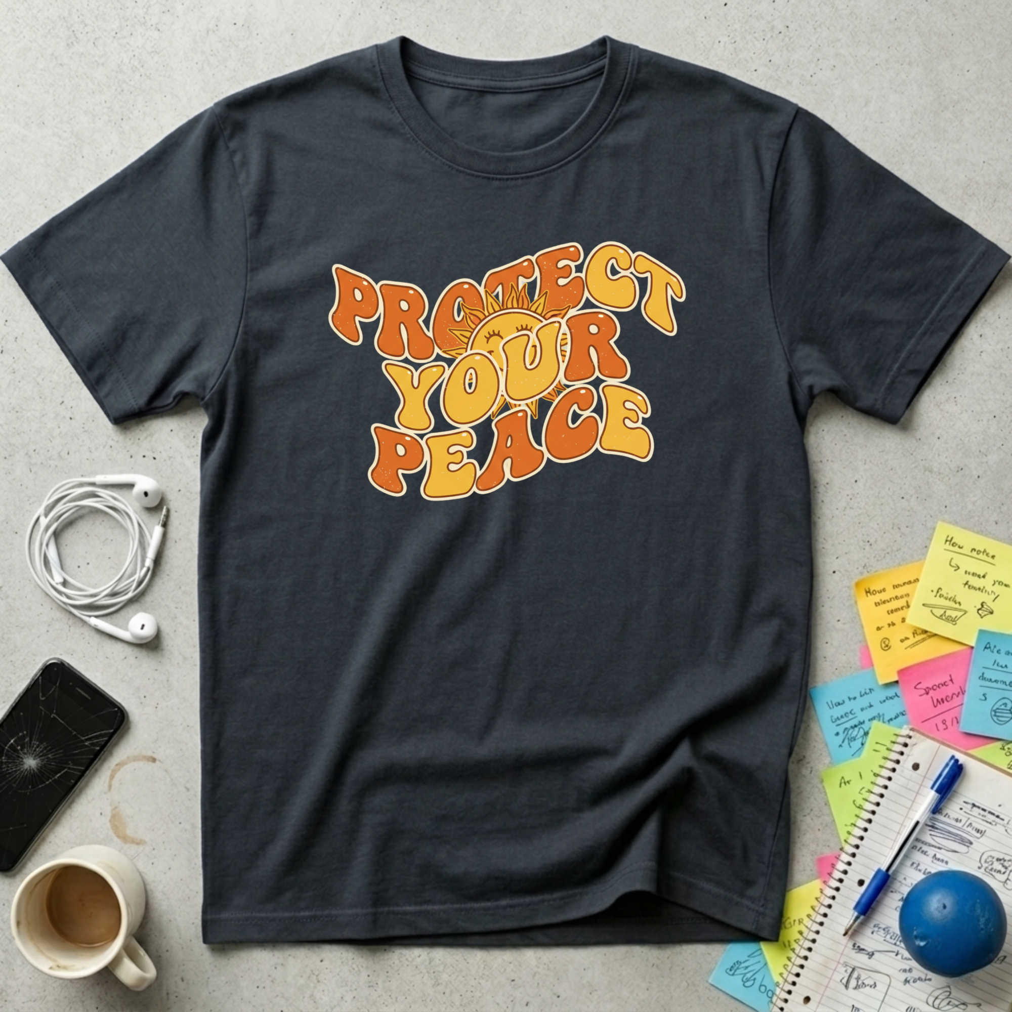 Protect Your Peace Retro T-Shirt