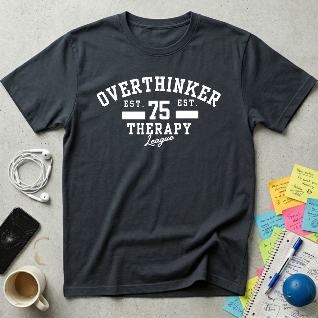 Overthinker Therapy League T-Shirt