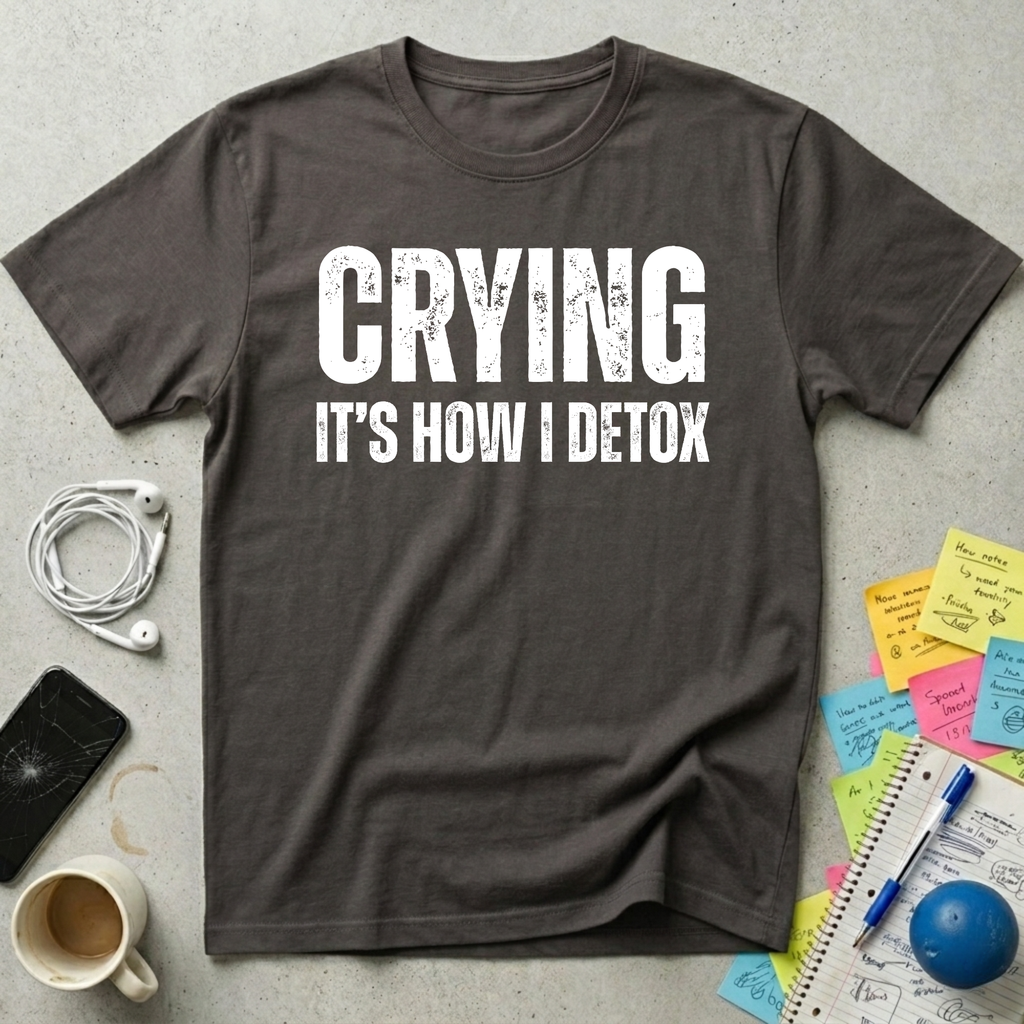 Crying It's How I Detox T-Shirt