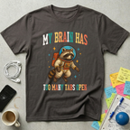 My Brain Has Too Many Tabs Open - Raccoon Astronaut T-Shirt