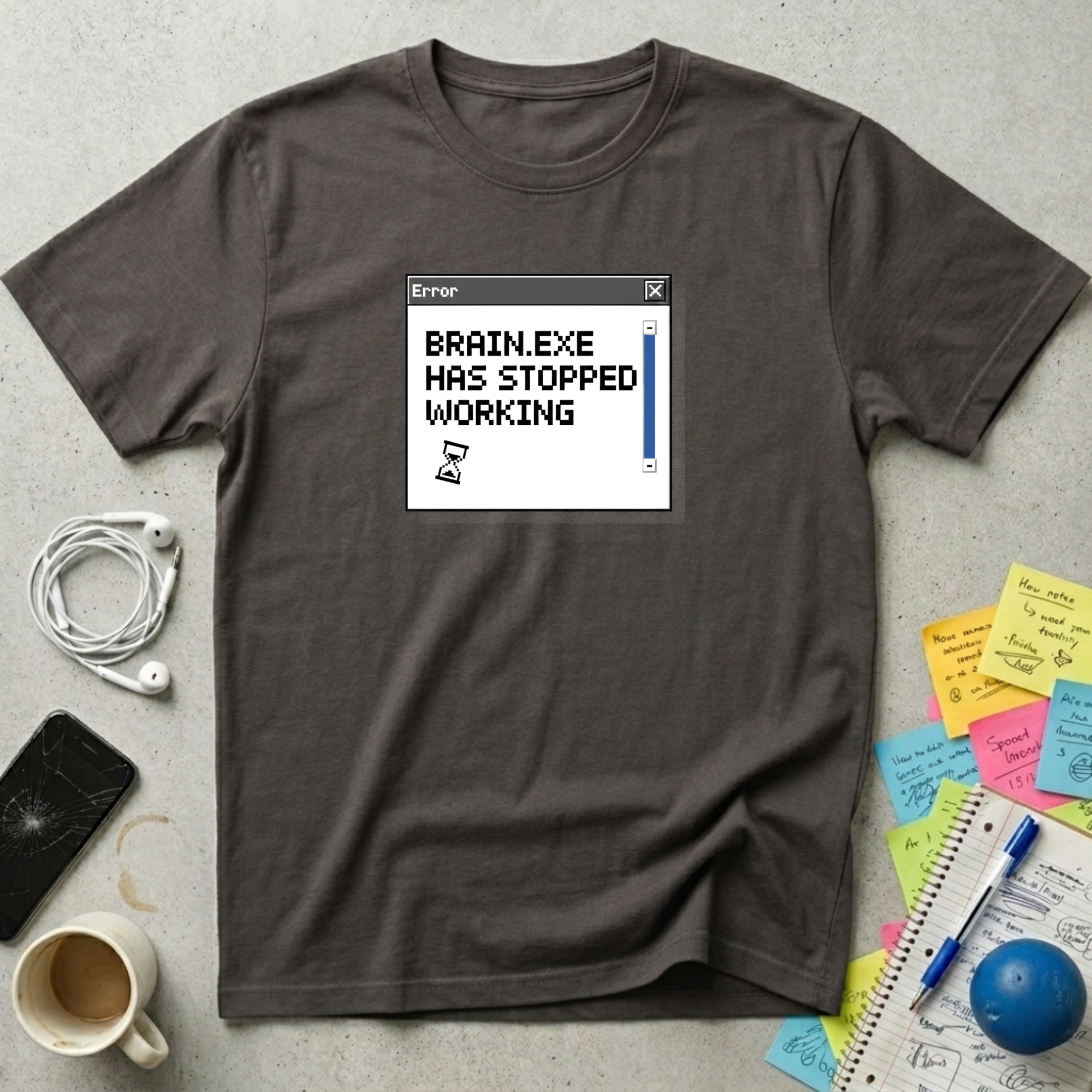 Brain.exe Stopped T-Shirt