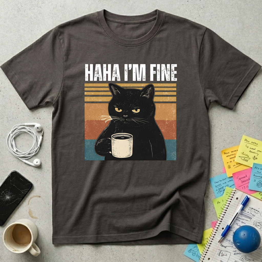 Haha I'm Fine T-Shirt