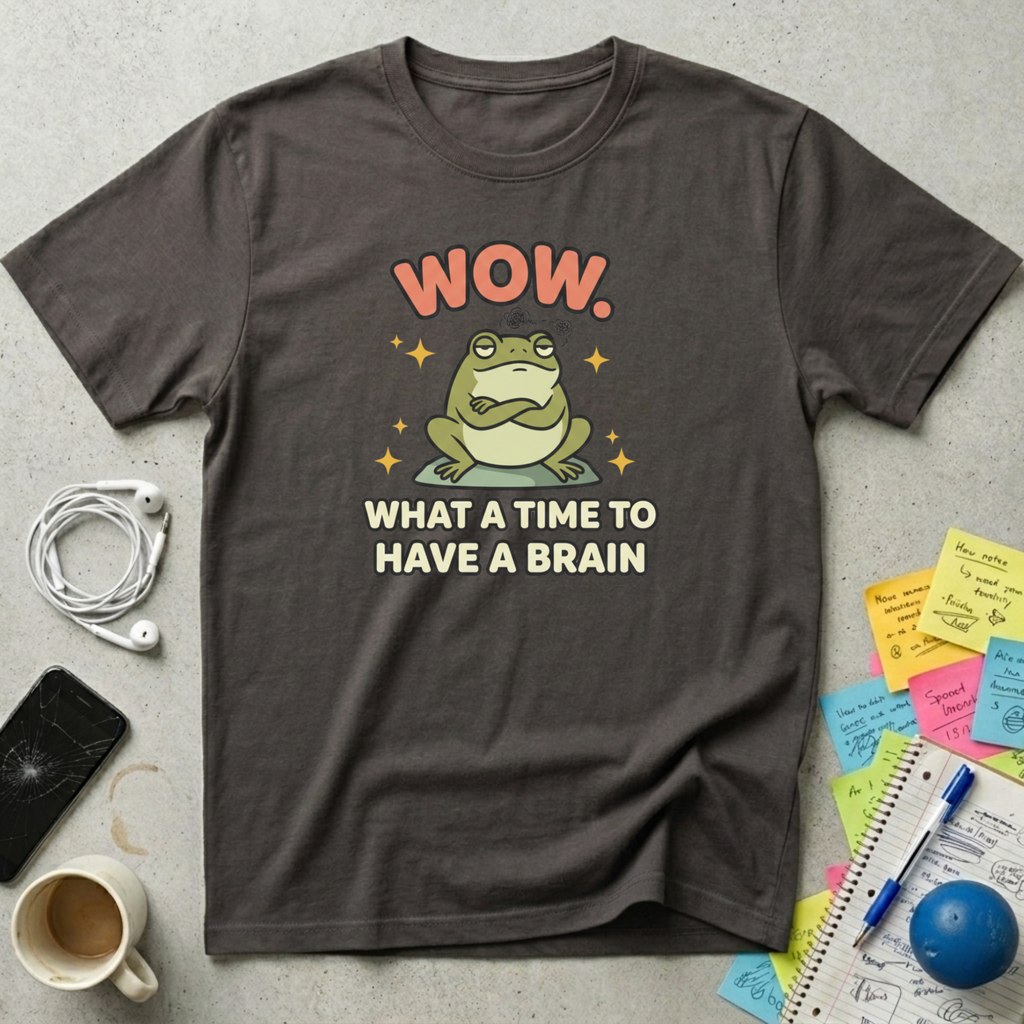 What A Time To Have A Brain T-Shirt