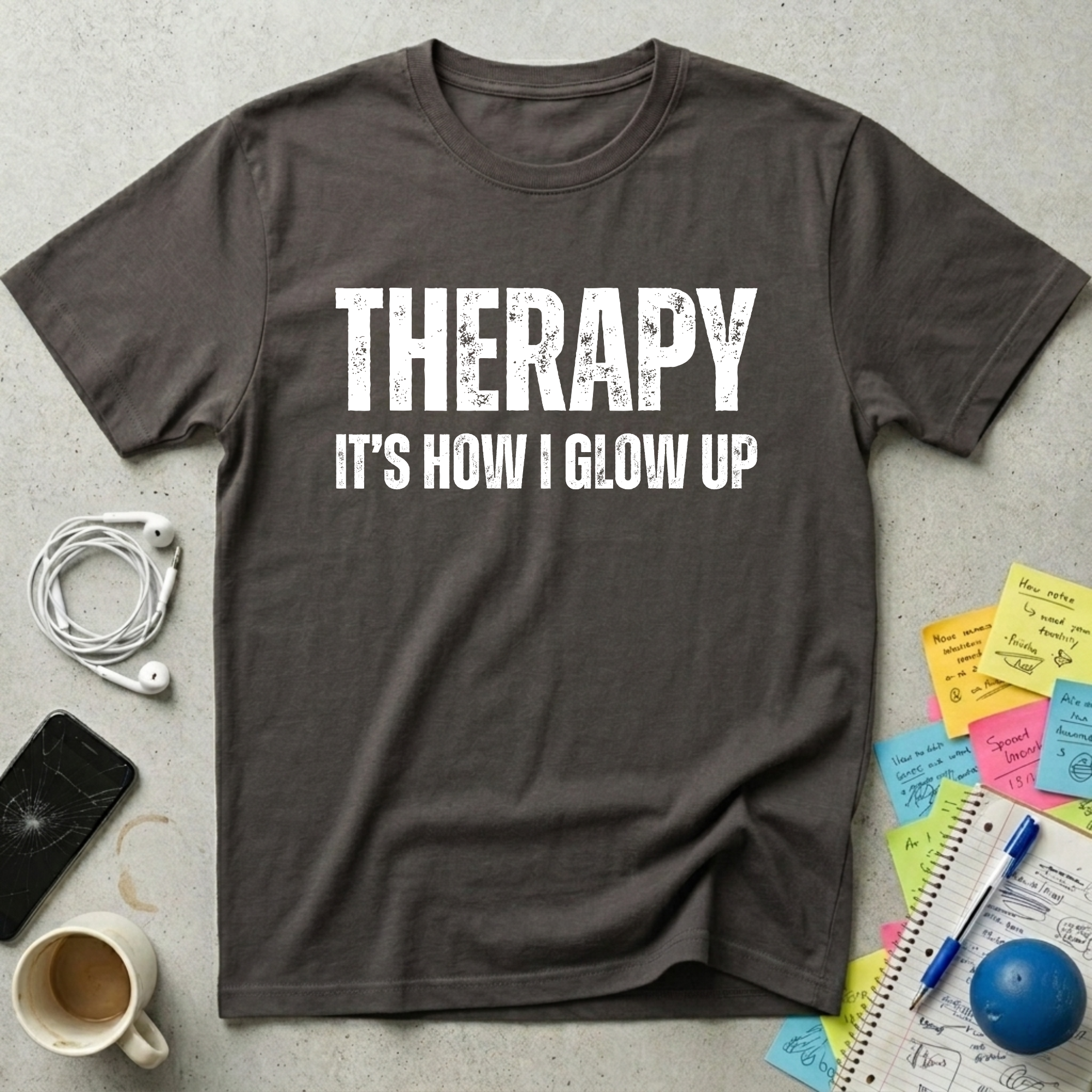 Therapy It's How I Glow Up T-Shirt