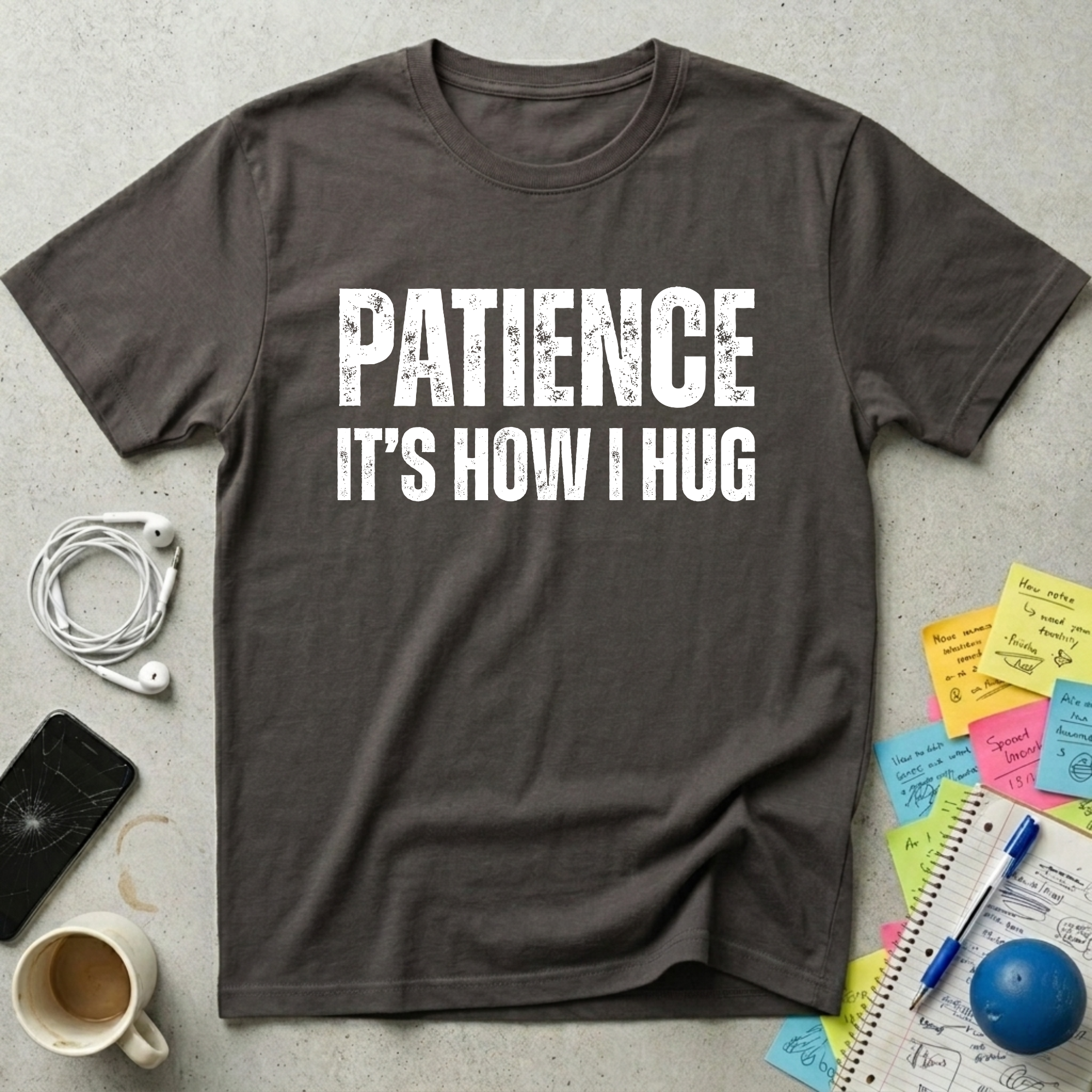 Patience It's How I Hug T-Shirt