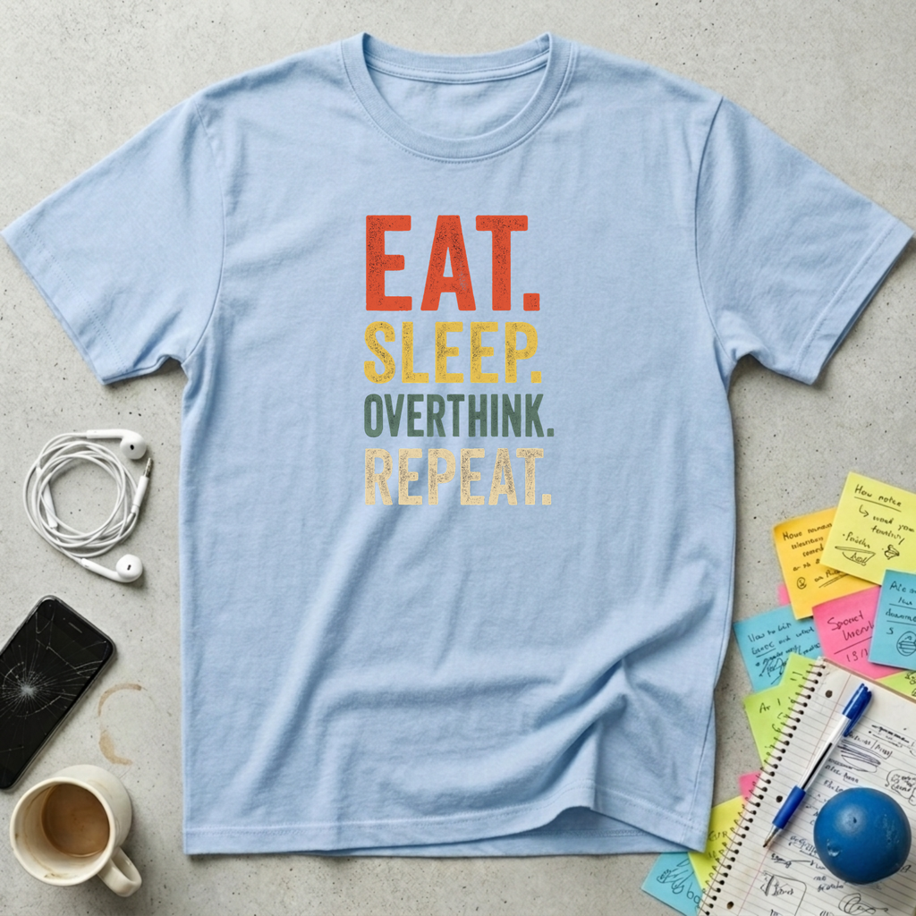 Eat, Sleep, Overthink, Repeat T-Shirt