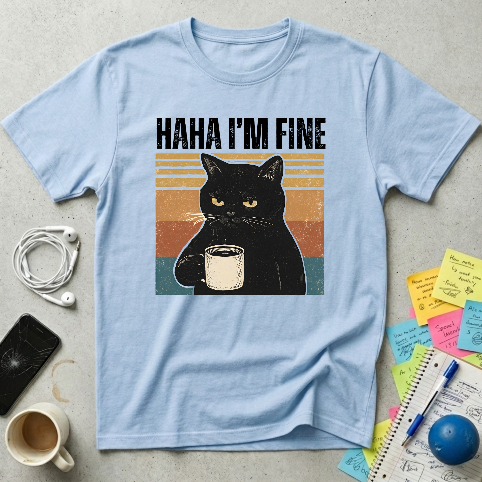Haha I'm Fine T-Shirt