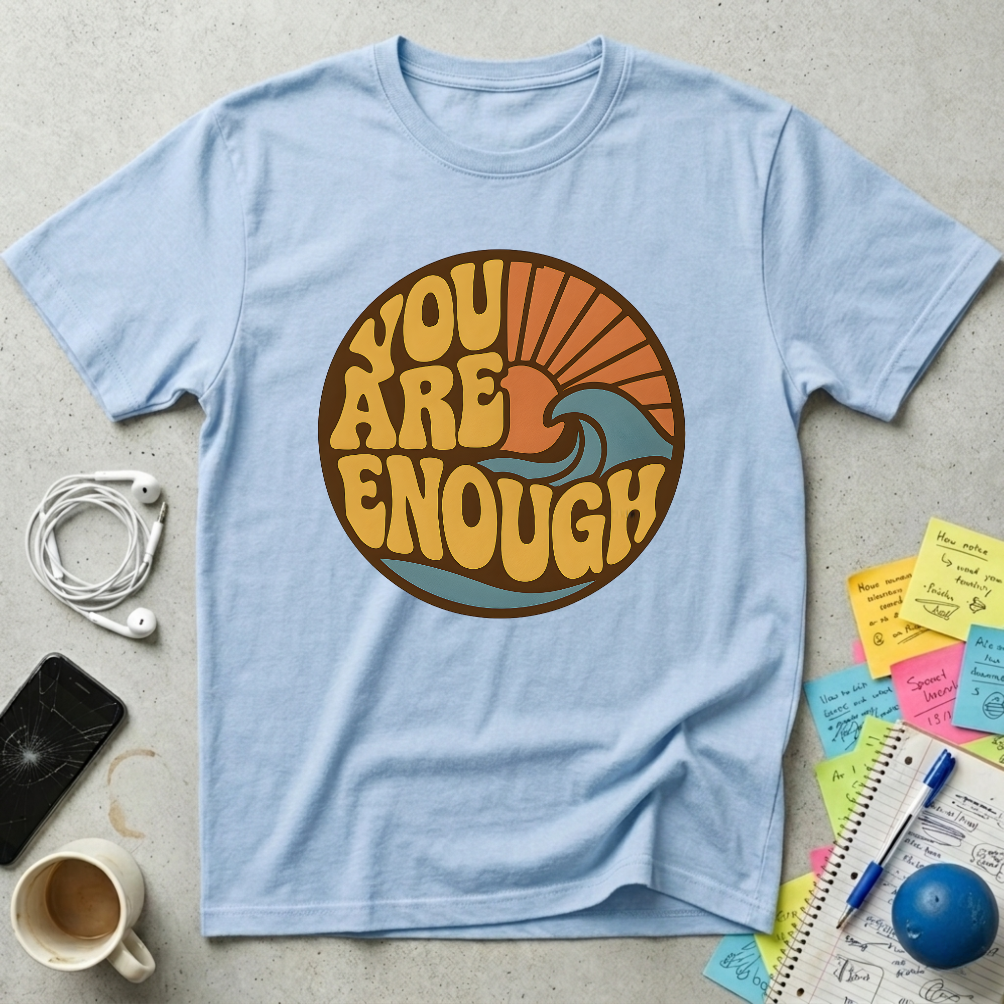 You are Enough Retro T-Shirt