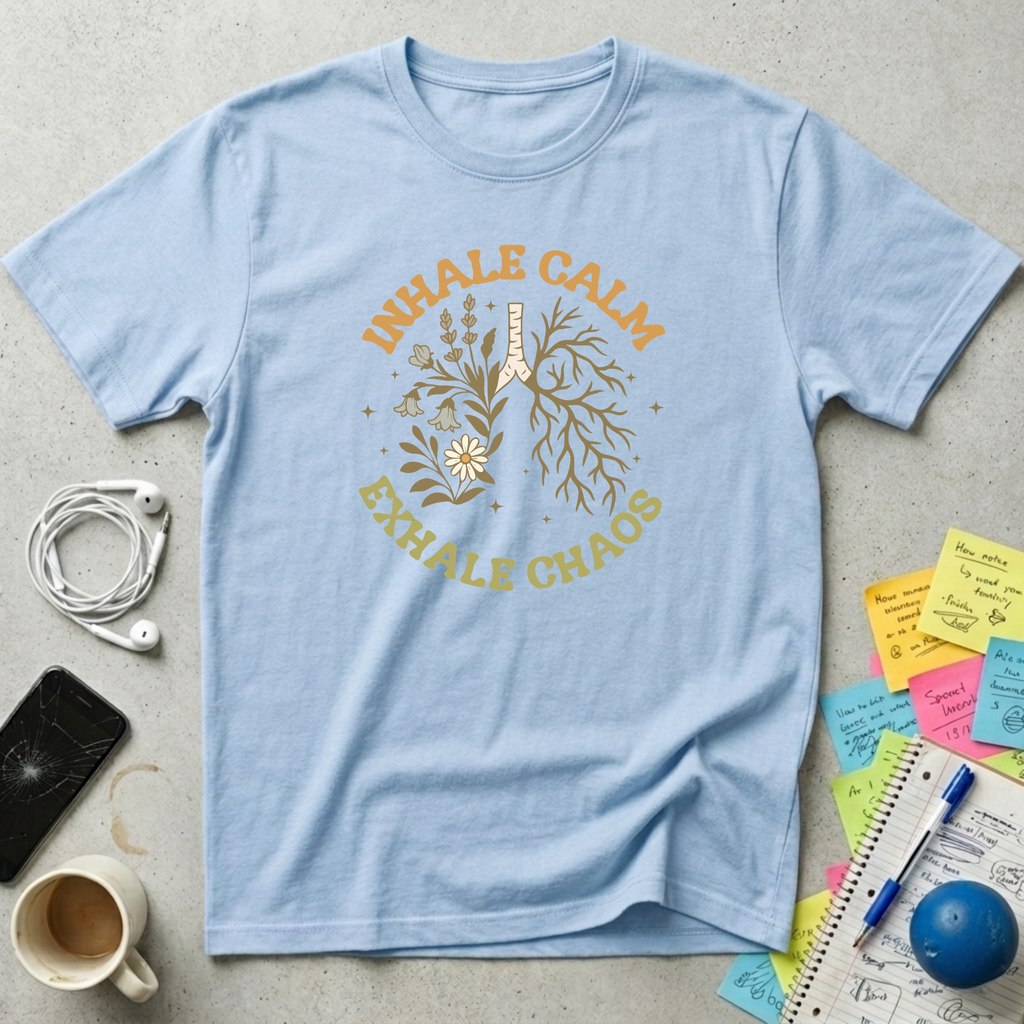 Inhale Calm, Exhale Chaos T-Shirt