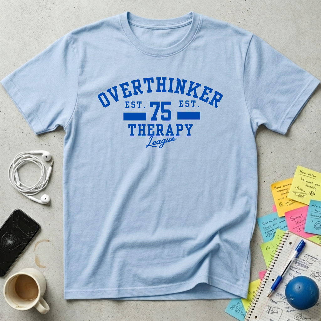 Overthinker Therapy League T-Shirt