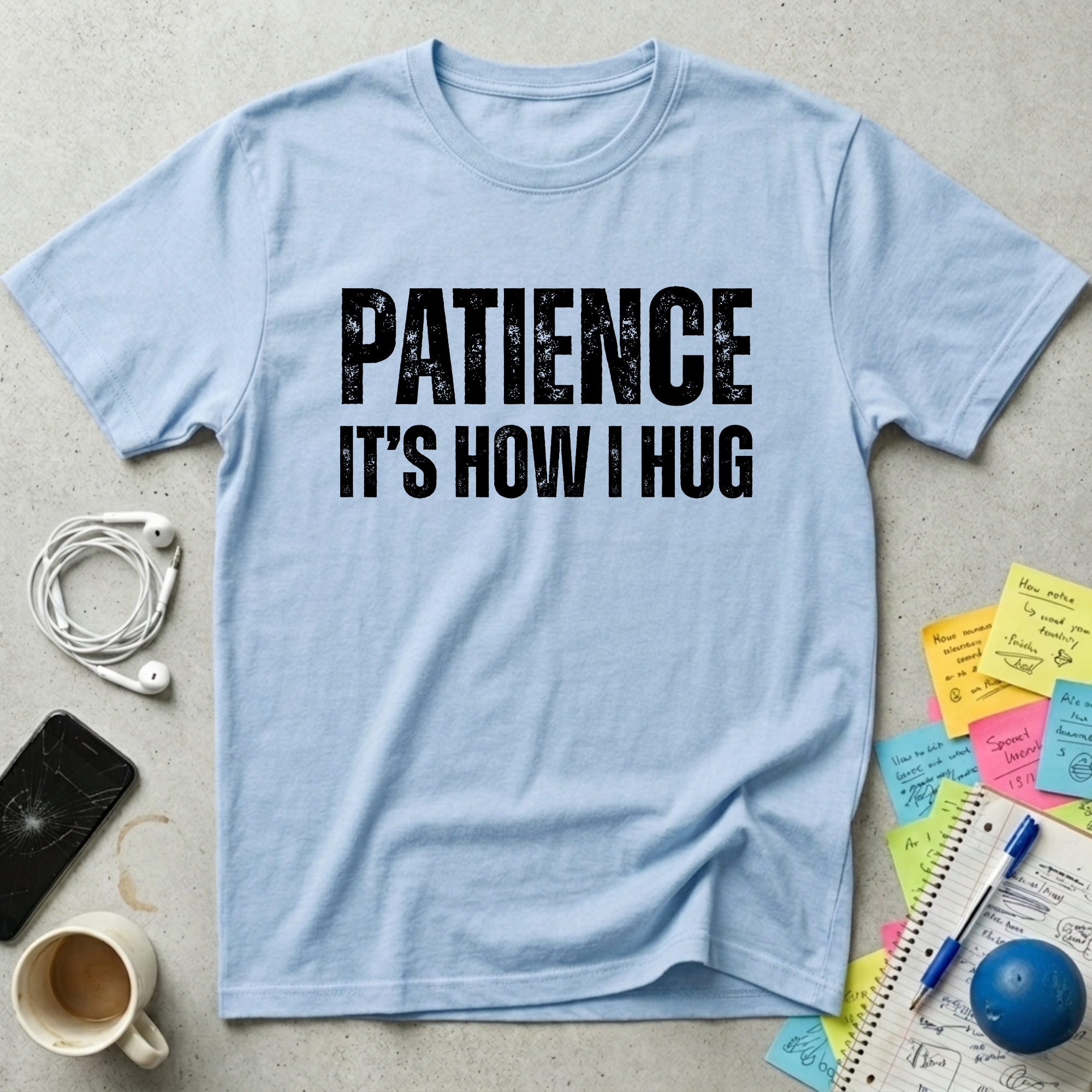Patience It's How I Hug T-Shirt