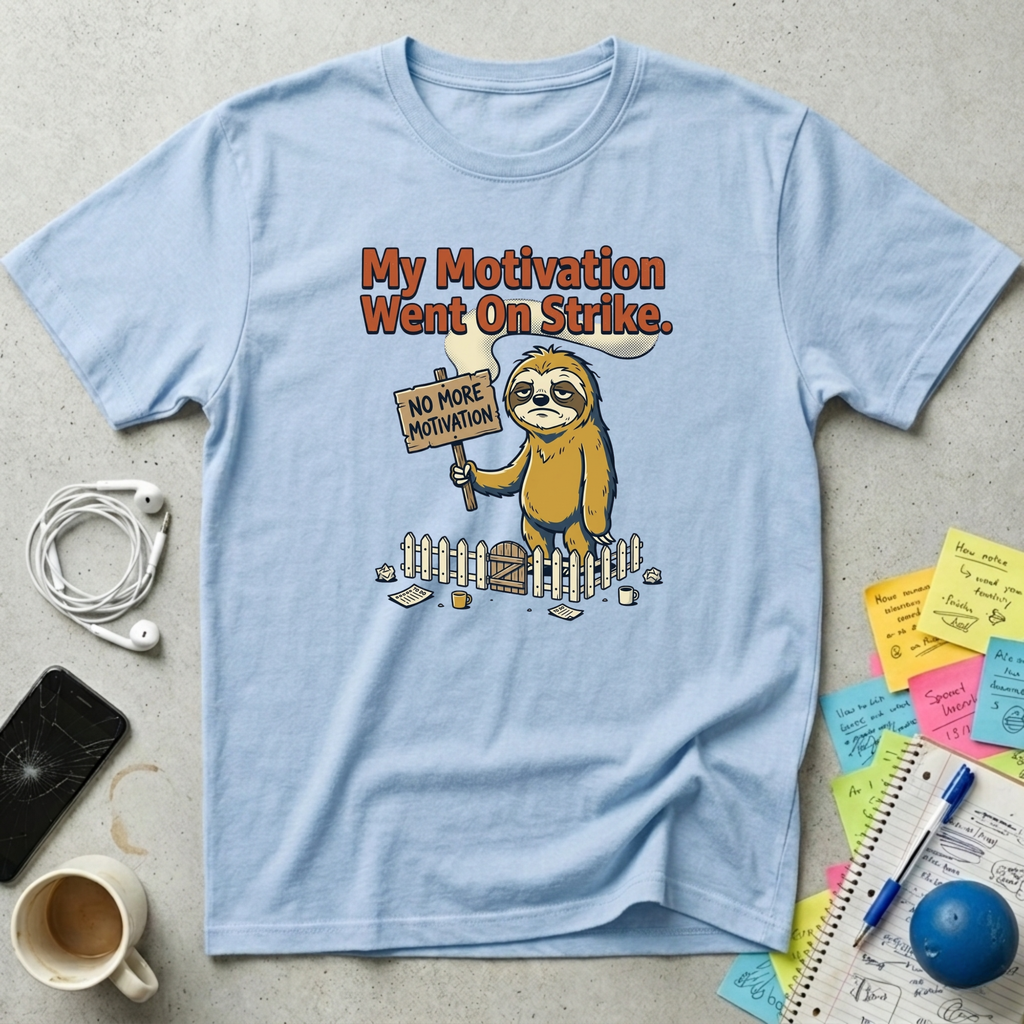 My Motivation Went On Strike T-Shirt