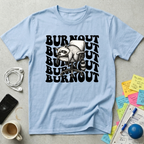 Burnout Wave Raccoon T-Shirt