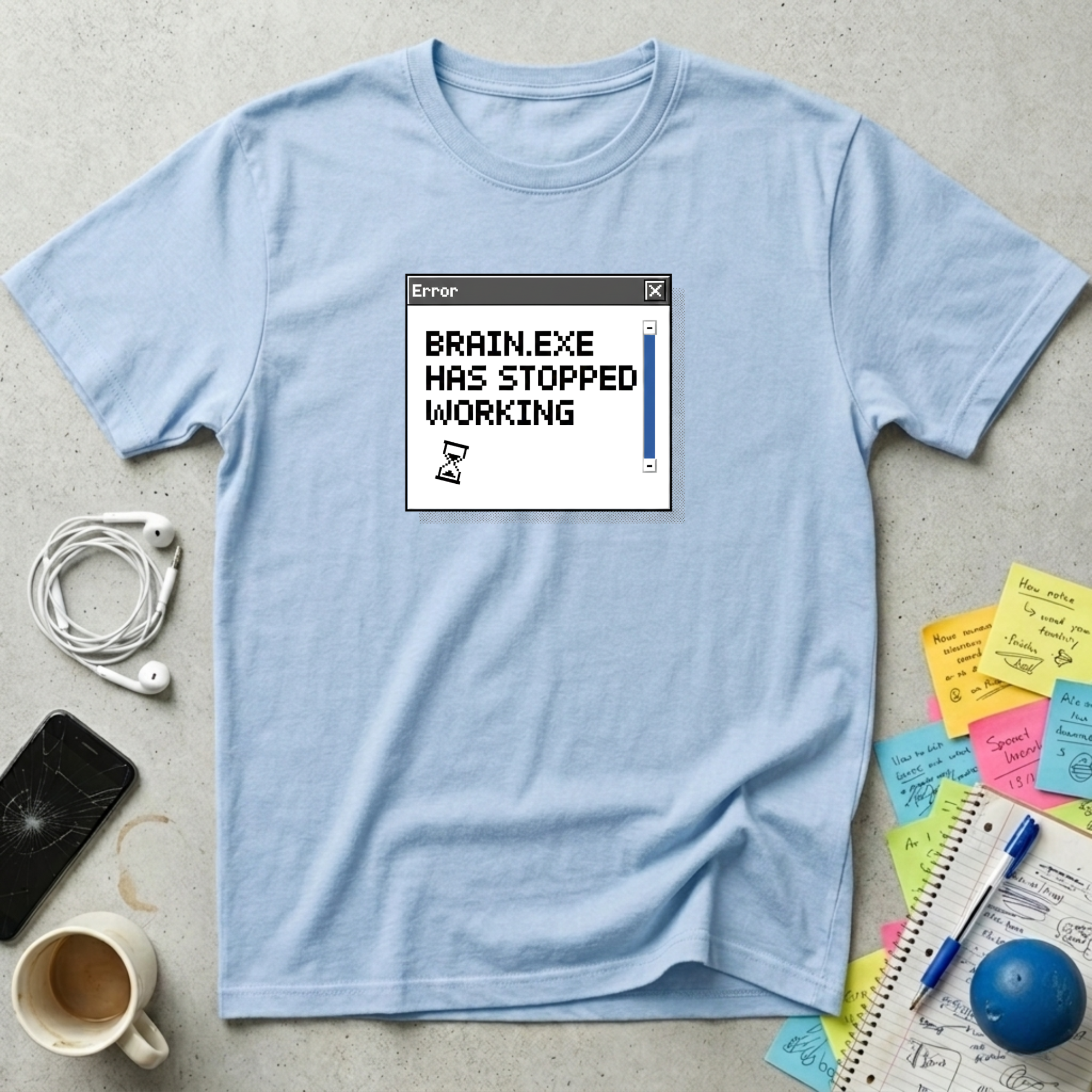 Brain.exe Stopped T-Shirt