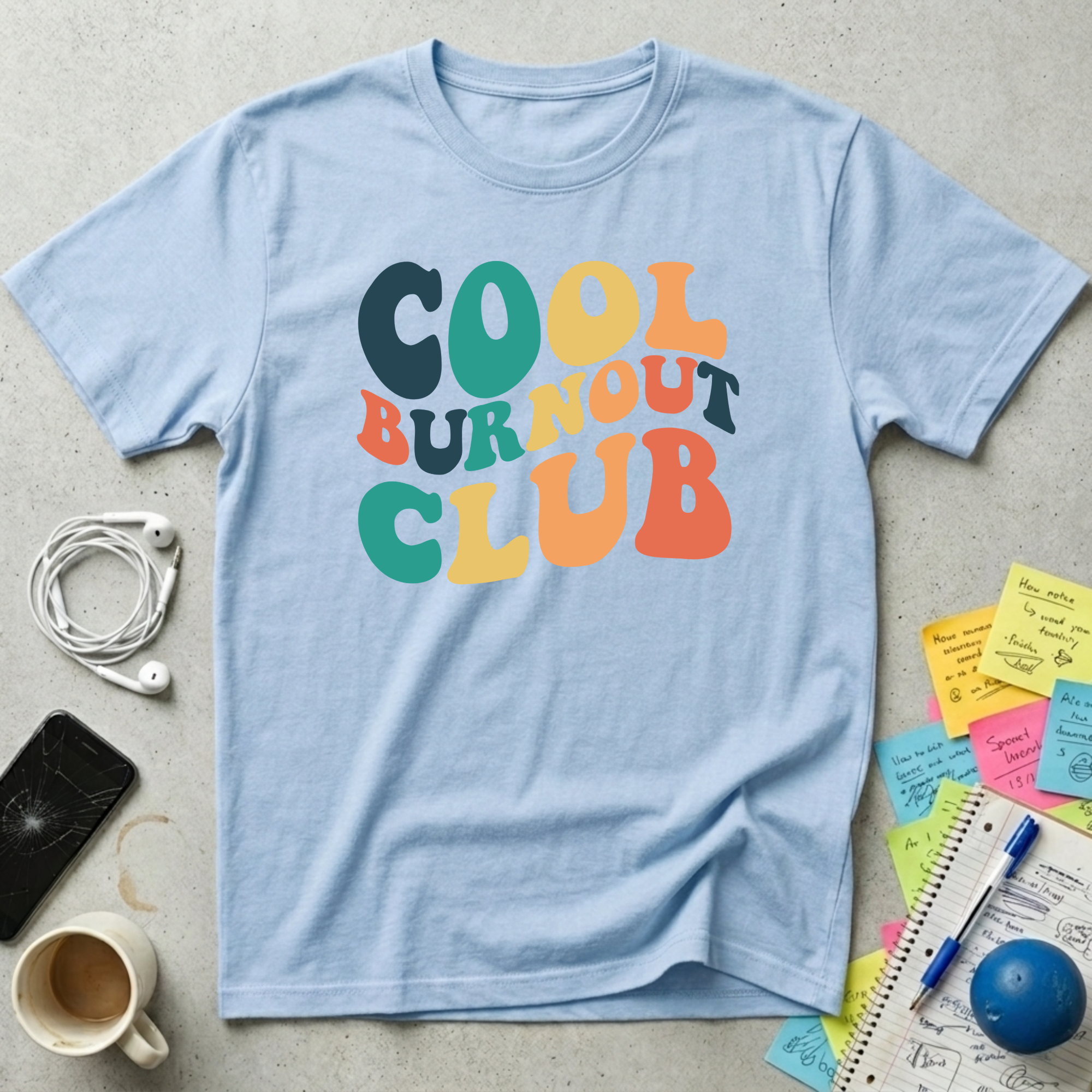 Cool Burnout Club T-Shirt