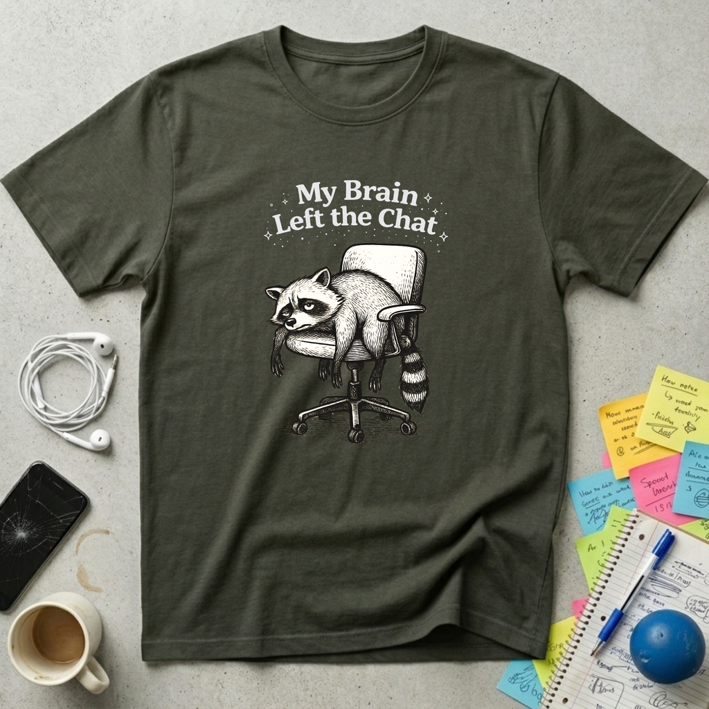 My Brain Left the Chat T-Shirt