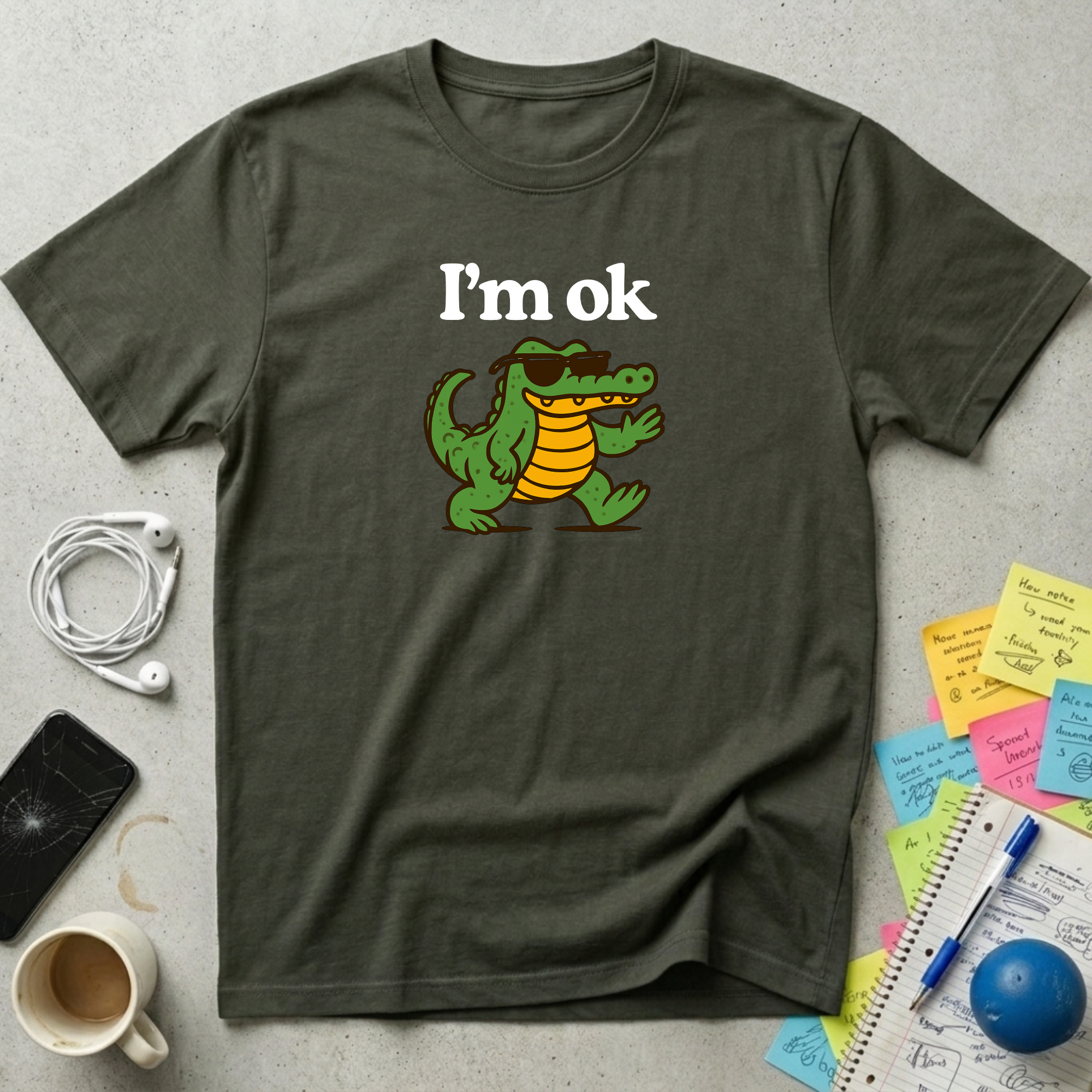 I'm Ok Cool Croc T-Shirt