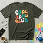 Cool ADHD Club Retro Wavy T-Shirt