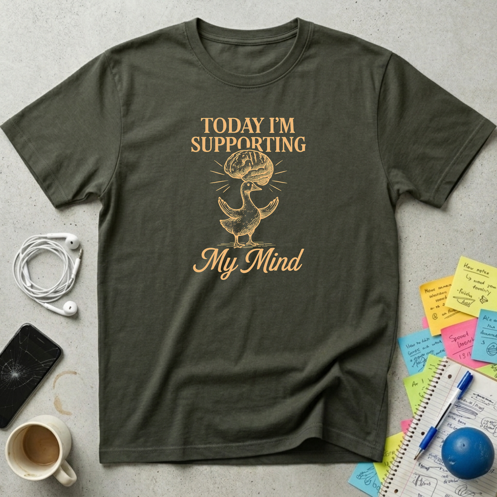 Supporting My Mind Goose T-Shirt