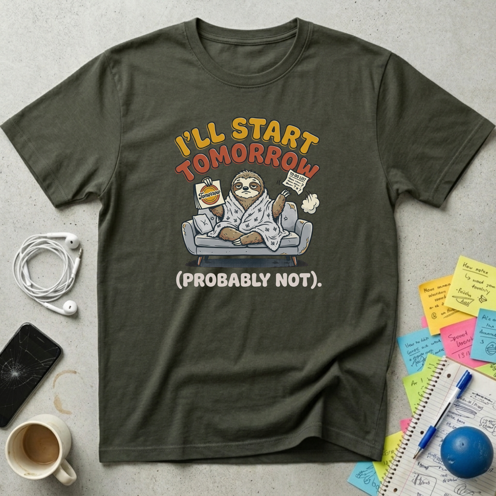 I'll Start Tomorrow T-Shirt