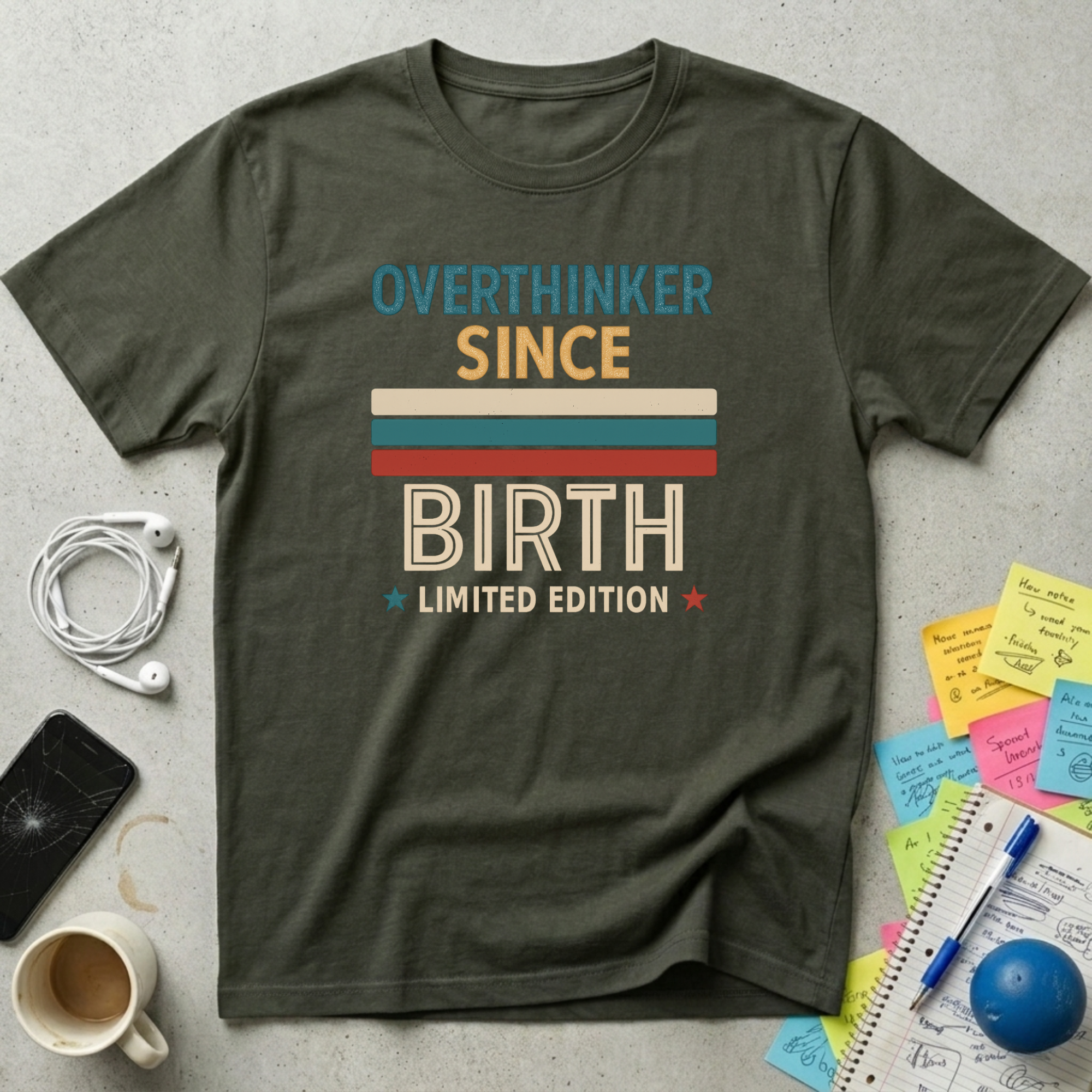 Overthinker Since Birth T-Shirt