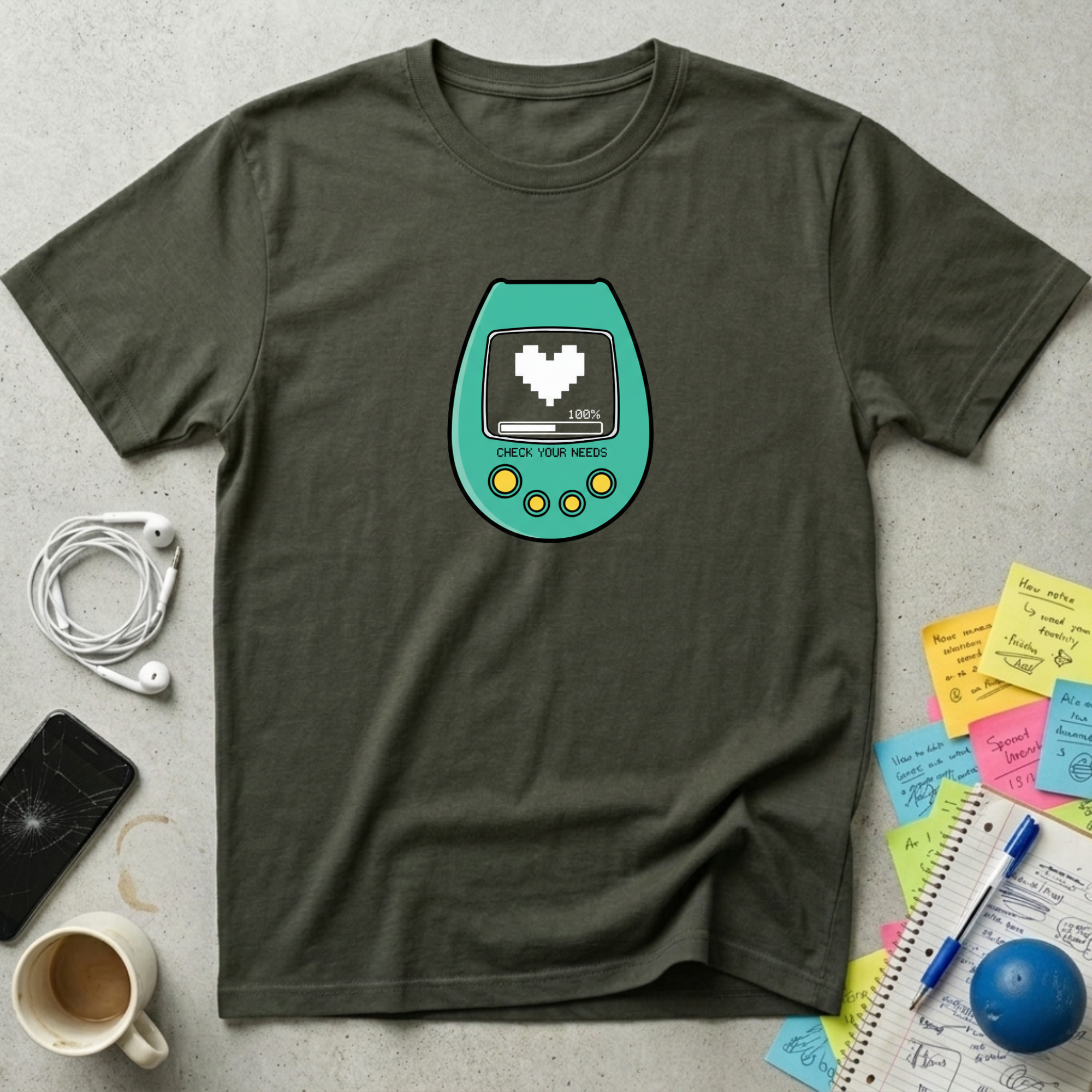 Tamagochi Heart T-Shirt