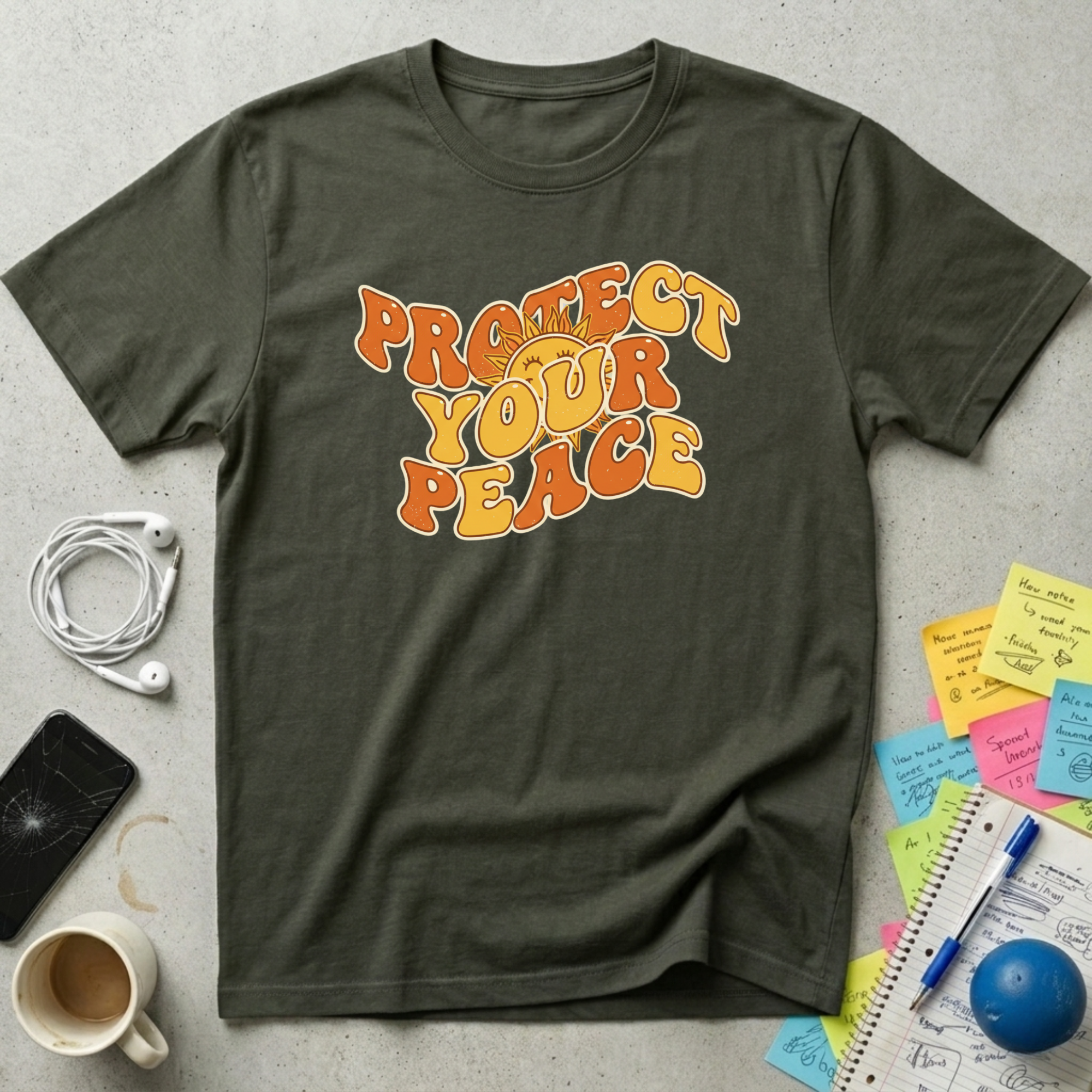 Protect Your Peace Retro T-Shirt