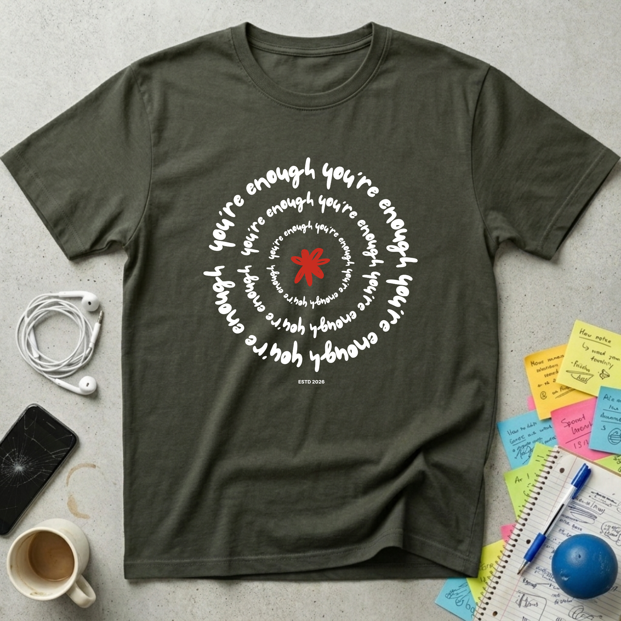 You're Enough Spiral T-Shirt