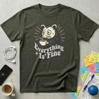Raccoon Everything Is Fine T-Shirt