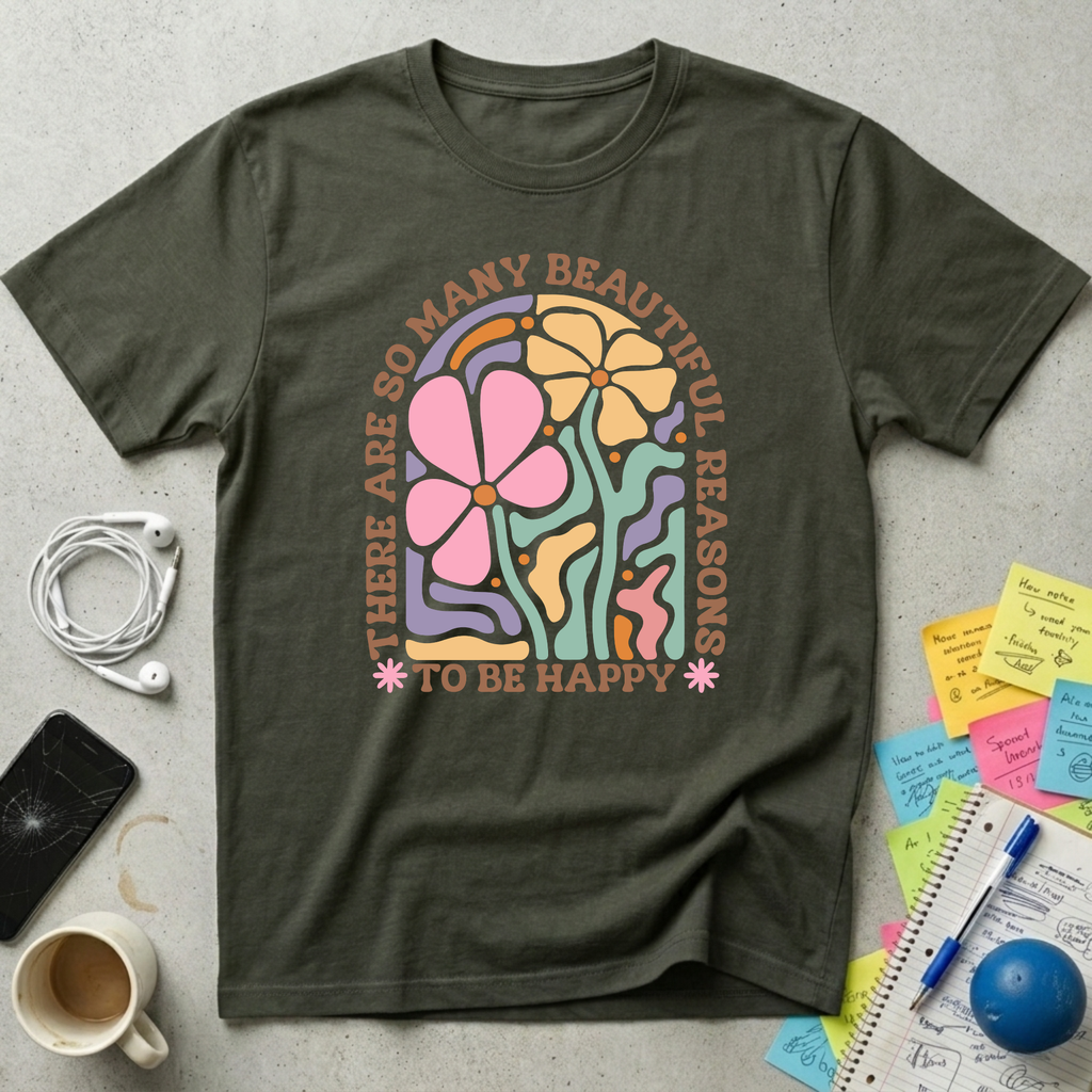 Many Reasons To Be Happy T-Shirt