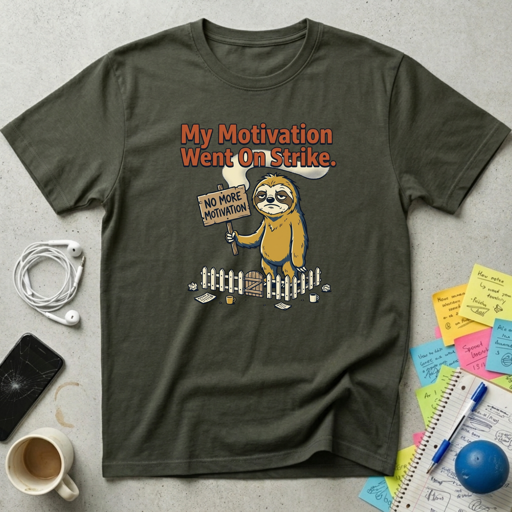 My Motivation Went On Strike T-Shirt
