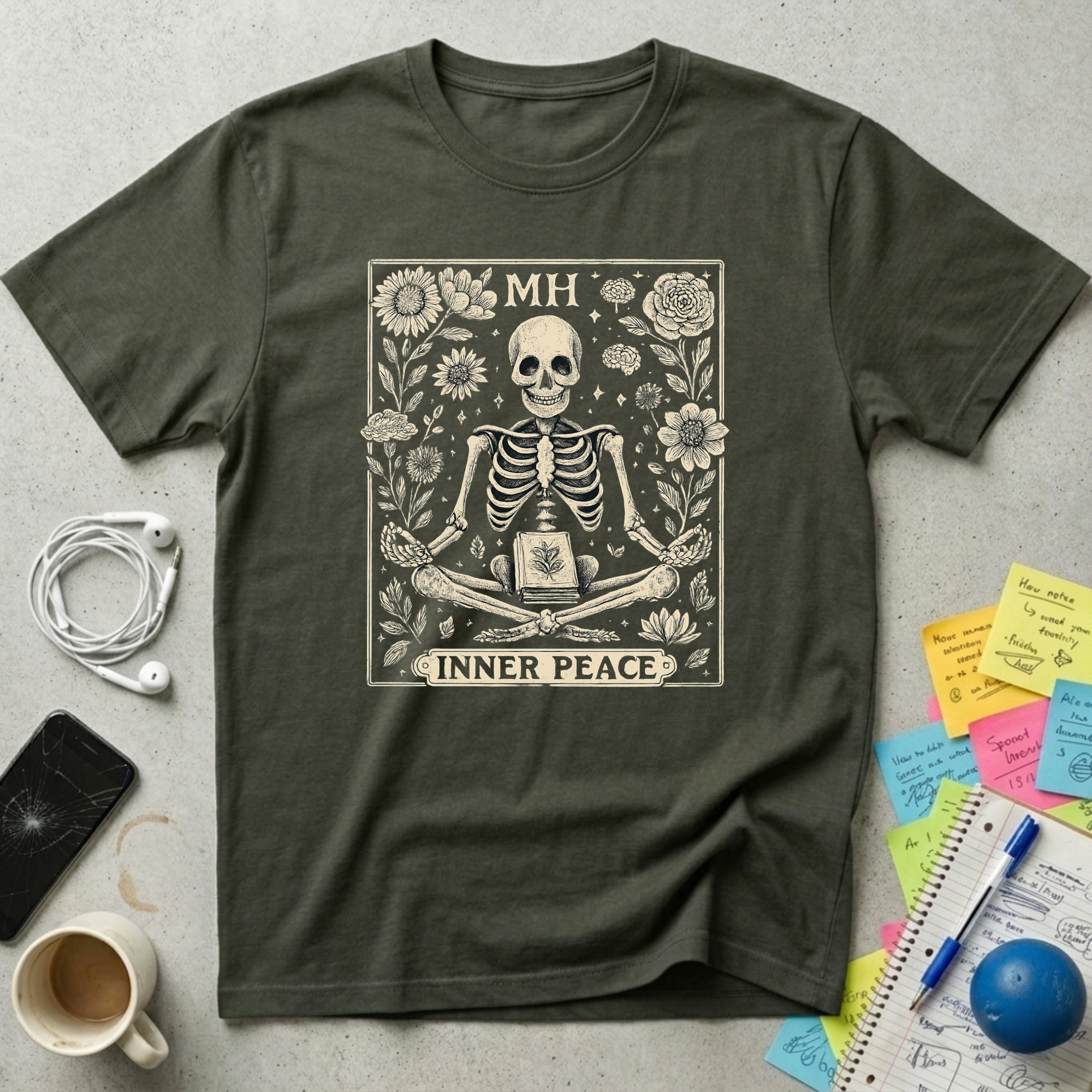 Inner Peace Tarot Card T-Shirt