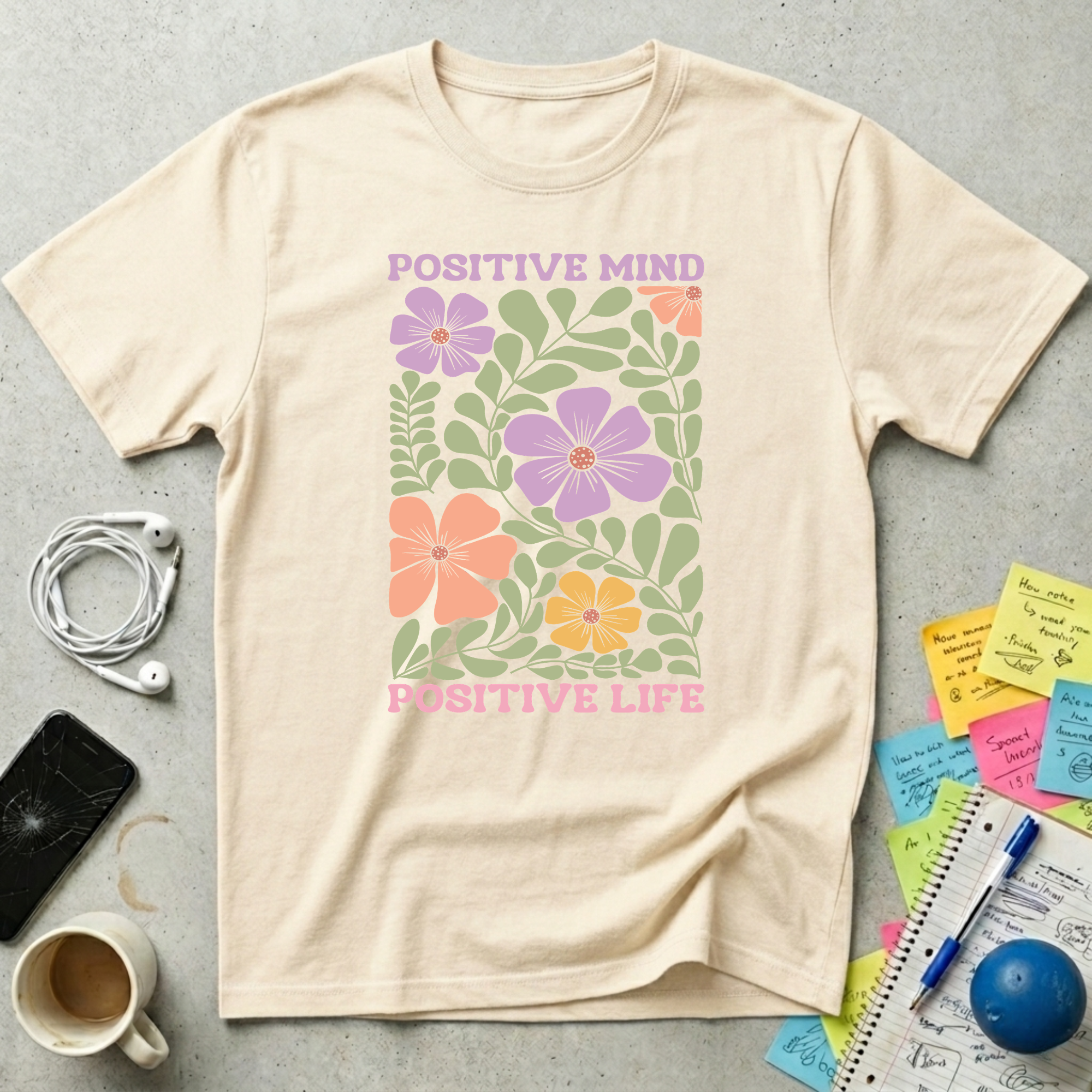 Positive Mind, Positive Life T-Shirt
