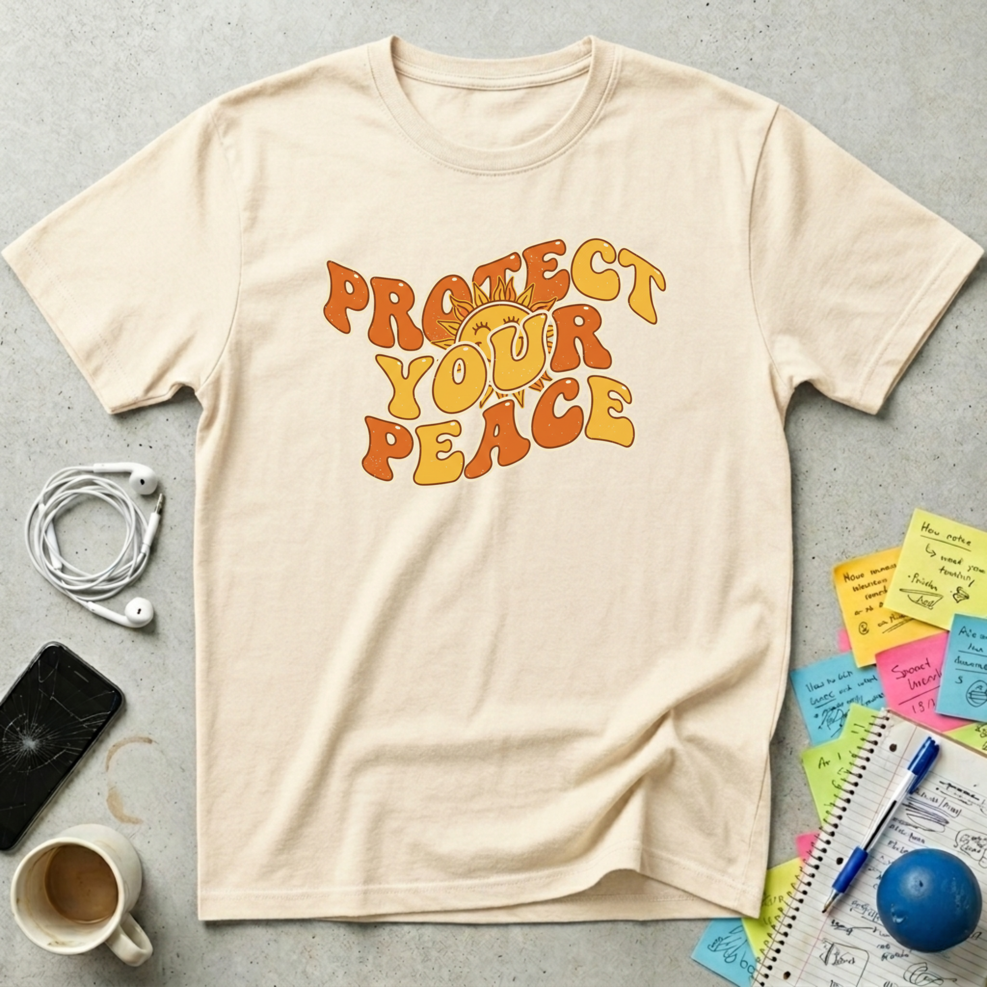 Protect Your Peace Retro T-Shirt