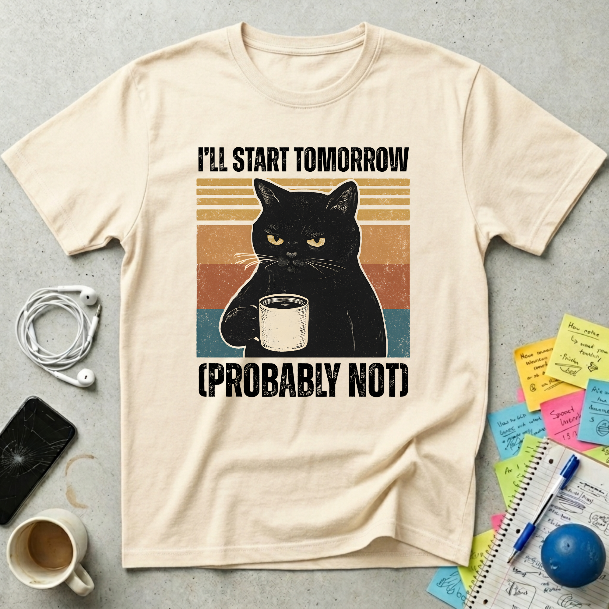 I Will Start Tomorrow T-Shirt