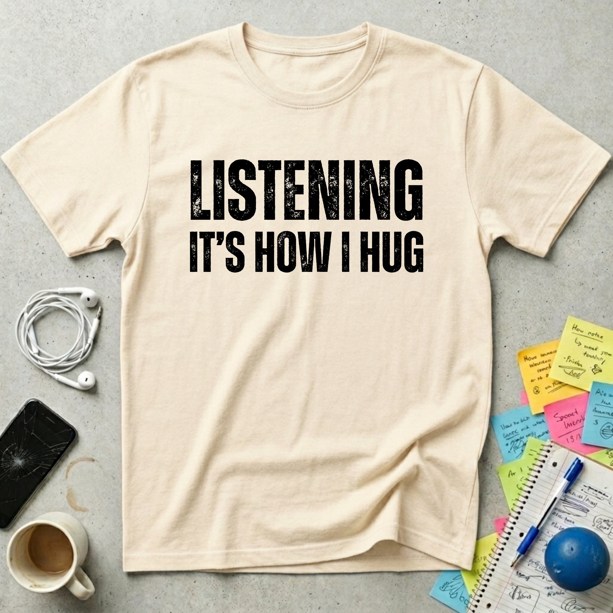 Listening It's How I Hug T-Shirt
