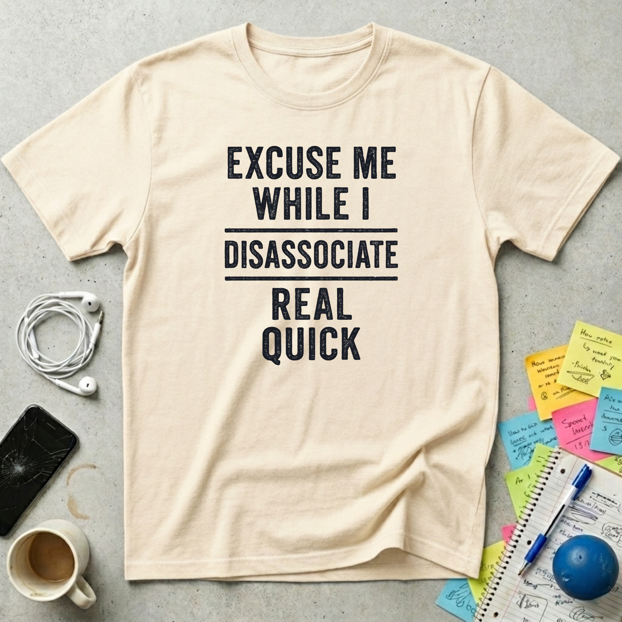 Excuse Me While I Disassociate T-Shirt