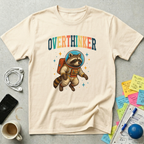 Overthinker Raccoon Astronaut T-Shirt