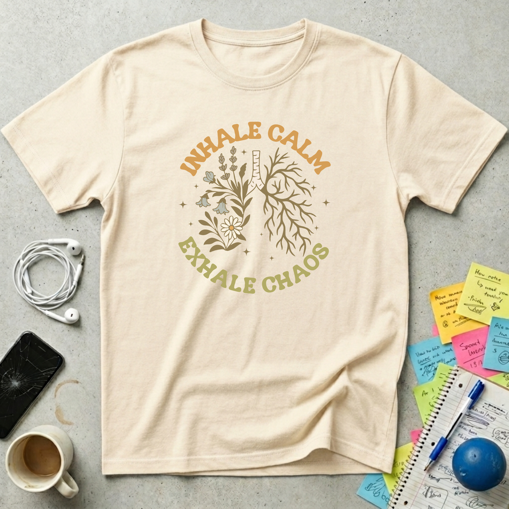 Inhale Calm, Exhale Chaos T-Shirt